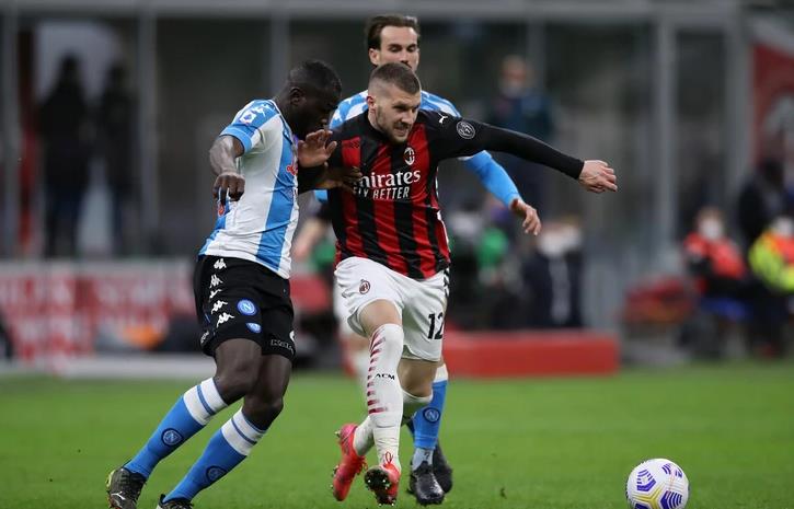 Serie A 27th round: AC Milan is lost to Naples AC Milan with 0-1 loses